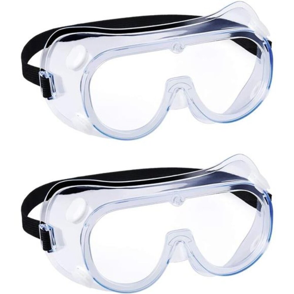 Safety Goggles Anti Fog Protective Glasses Adjustable Lightweight Eye Protection